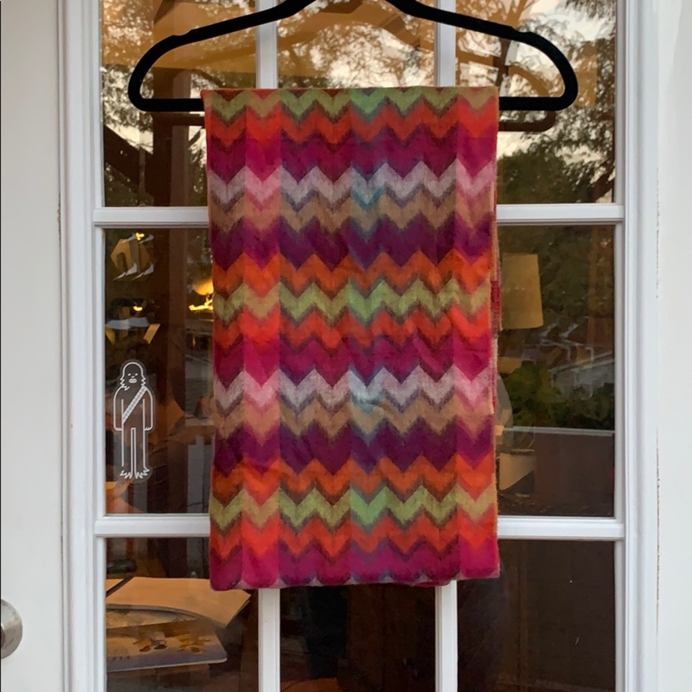 Fuzzy Dillards Infinity Scarf in Fall Colors